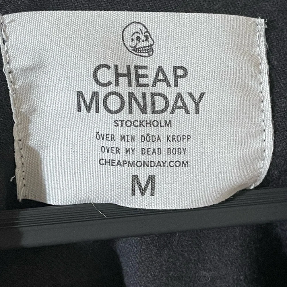 Cheap Monday Black Graphic Denim Jacket - Picture 4 of 7